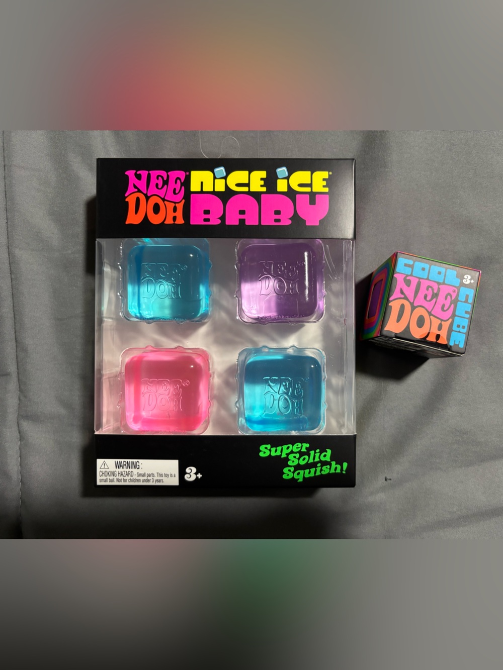 Nee Doh nice Ice Baby 4 pack & Mini Nee Doh cool cube